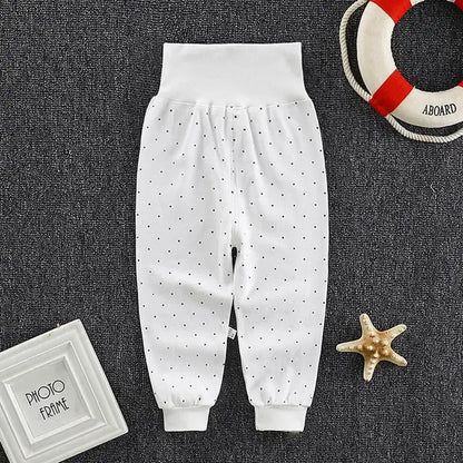 2022 Autumn Spring Newborn Baby Pants Girl Boy High Waist Leggings Cotton Clothes Toddler Trousers Clothing Infant Kids PP Pants