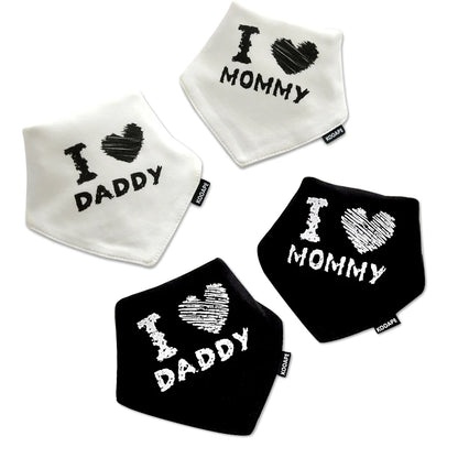 2Pcs/Lot Baby Bandana Bibs Extra Soft Natural Cotton Baby Drool Bib for Drooling and Teething Super Absorbent Baby Shower Gifts